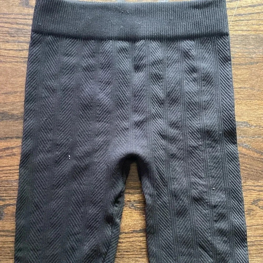 Blue Star Ribbed Leggings - Picture 2 of 3